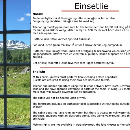 Einsetlie By Norgesbooking - By Hallingskarvet Hovet